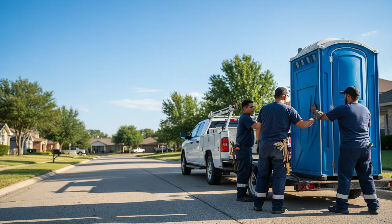 Portable Toilet Rental in Cushing, TX near me